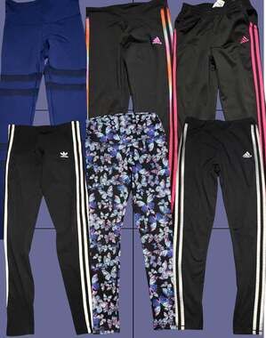 Girls Athletic Leggings & Track Pants Lot of 6